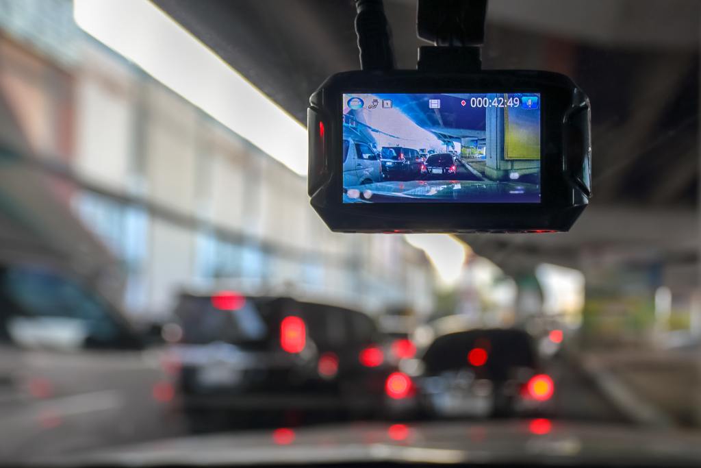 The image is a dash cam or dash camera. It is being used to advertise National Dash Cam Day 2025. It is being used to advertise personal injury firm Gildeas Solicitors Glasgow office. They are a law firm based in Glasgow and Edinburgh. They are no win no fee solicitors.